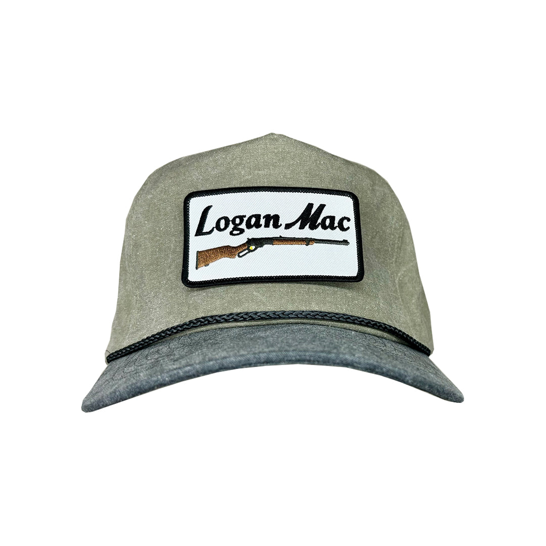 Gray/Blue Patch Hat