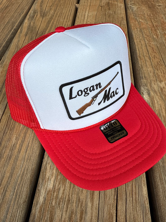 Red/White Foam Patch Hat