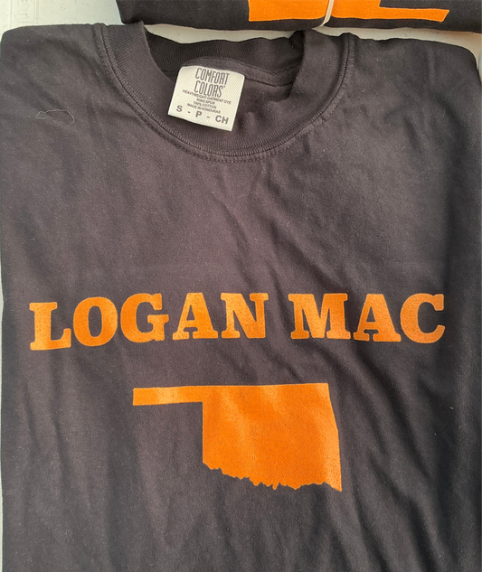 Black/Orange Oklahoma Shirt