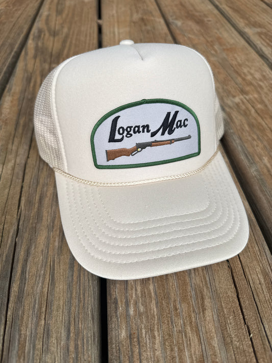 Cream Foam Patch Hat